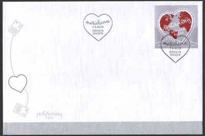FDC Åland 2019  Postcrossing  LaPe ÅL 461