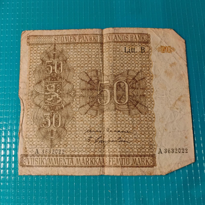 Suomalaisia markka seteleitä