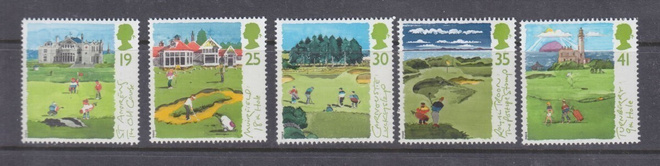 Britannia golf aiheinen sarja postituoreena.