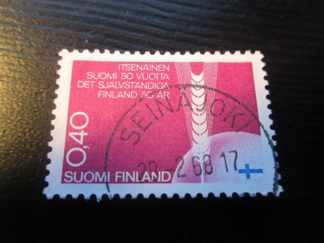 Itsenäinen Suomi 50 v 0,40mk 1967