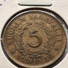 5 MARKKAA 1949 Kuvienmukainen raha,kts! - pikkukuva 1