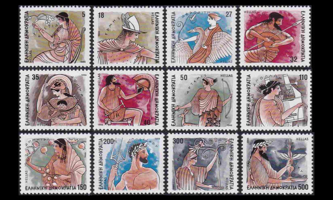 Kreikka 1608-19 ** Olympuksen jumalat (1986)