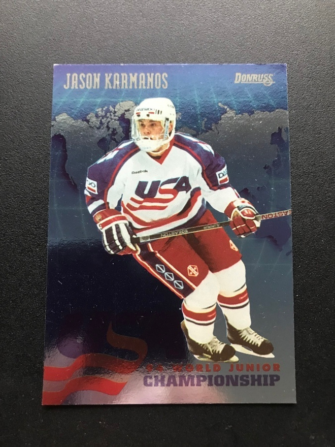 1993-94 Donruss World Junior Championship Jason Karmanos