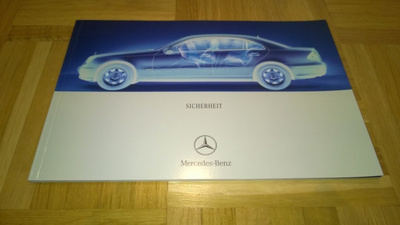 Esite Mercedes - turvallisuus, 2002