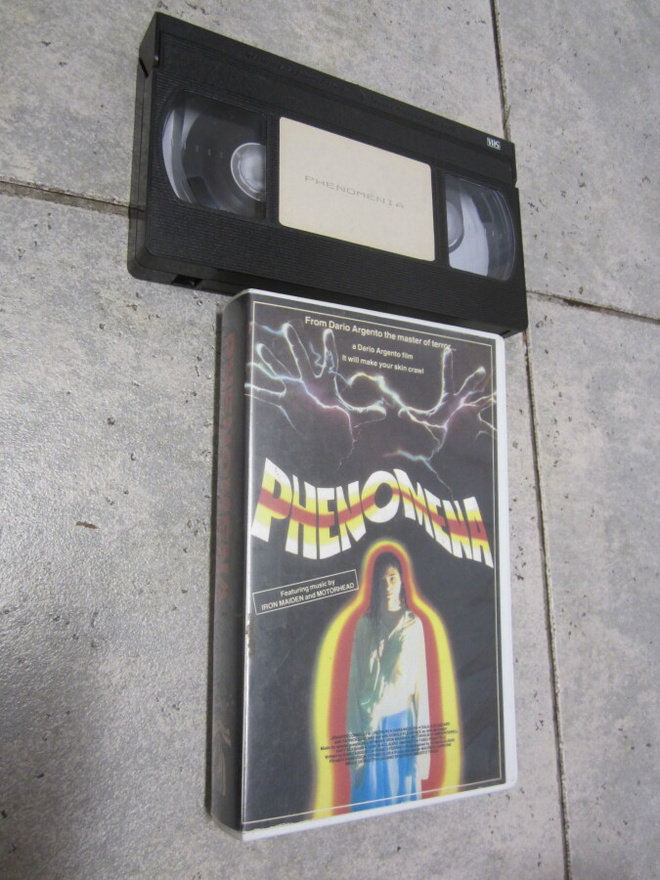 PHENOMENA - DARIO ARGENTO - VHS ( IRON MAIDEN MOTÖRHEAD
