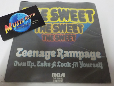 THE SWEET - TEENAGE RAMPAGE EX-/EX+ 7"