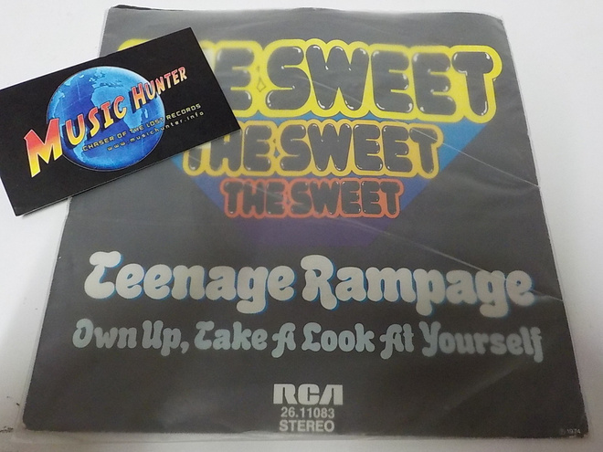 THE SWEET - TEENAGE RAMPAGE EX-/EX+ 7"