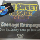 THE SWEET - TEENAGE RAMPAGE EX-/EX+ 7" - pikkukuva 1