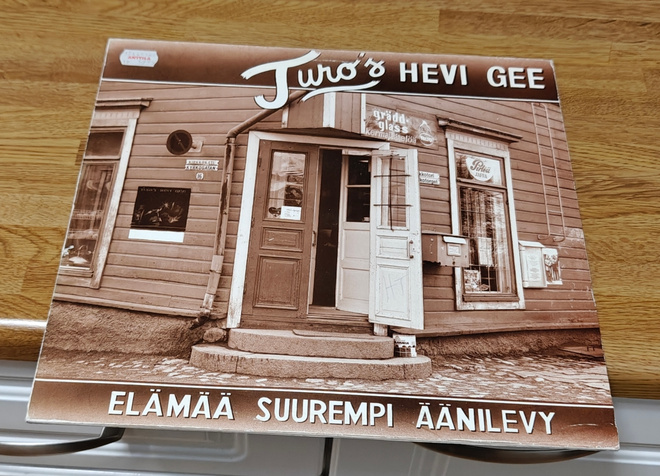 Turos's Hevi Gee Elämää suurempi äänilevy LP