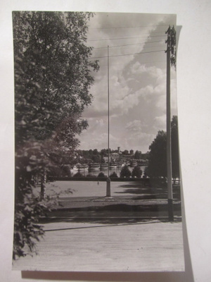 VANHA Valokuva Savonlinna 1930-l Kortin Alkup.Mallikappale