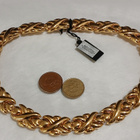 Upea 21k kullattu Kanadalainen kaulakoru Gold plated - pikkukuva 4