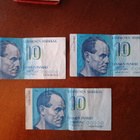 Kolme 10 markan seteliä 1986 - pikkukuva 1