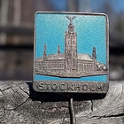 Vanha Stockholm merkki. Halkaisija - 28 mm. Hyväkuntoinen. - pikkukuva 3