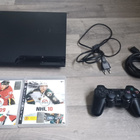 Playstation 3 Slim + 2 peliä - pikkukuva 1