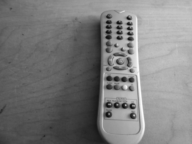 Vision VDT 2022 PVR Tallentavan digiboksin kaukosäädin.