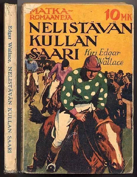 Wallace, Edgar: Nelistävän kullan saari (1.p.,nid.,1923)