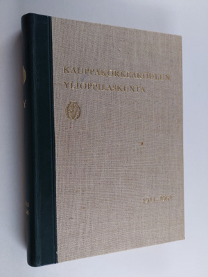 Jouko Paakkanen ym. : Kauppakorkeakoulun ylioppilaskunta ...