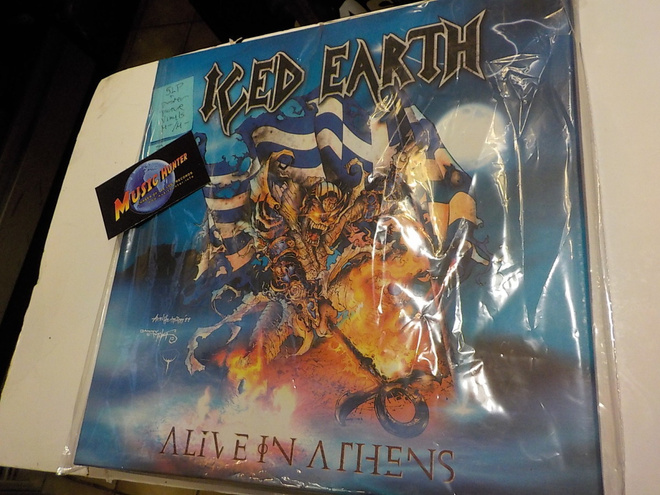 ICED EARTH - ALIVE IN ATHENS M-/M- 5LP BOKSI
