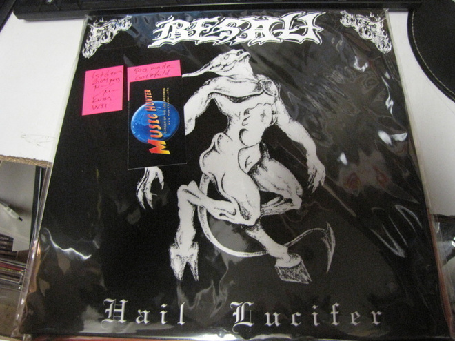 BESATT-HAIL LUCIFER LP 1.SAKSA PAINOS 2004 M-/M-