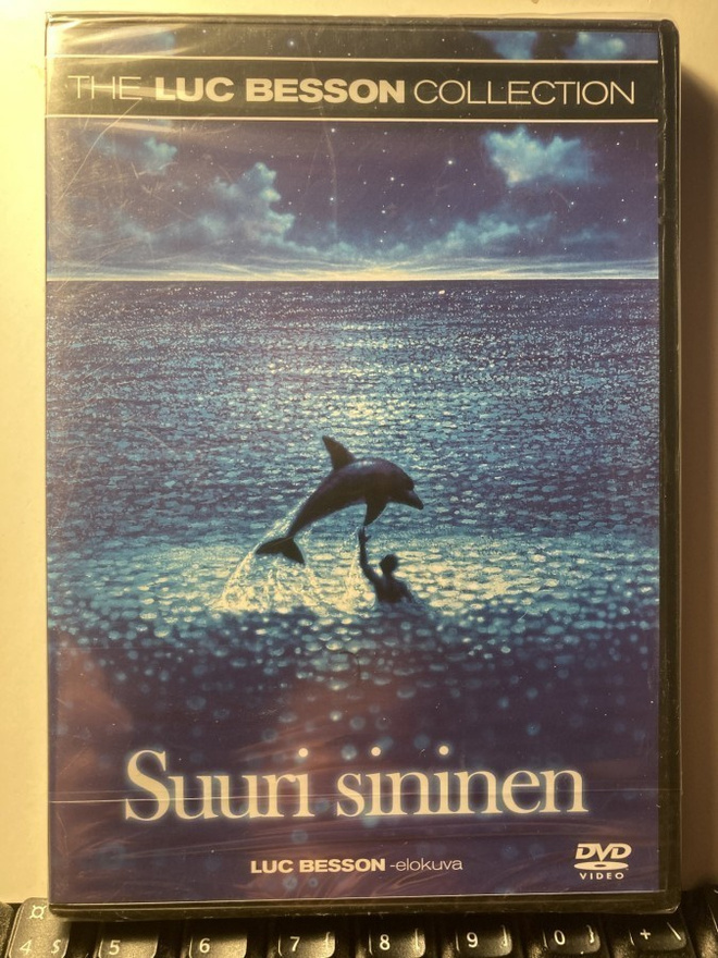 SUURI SININEN, DVD, Besson, Arquette, Reno, muoveissa
