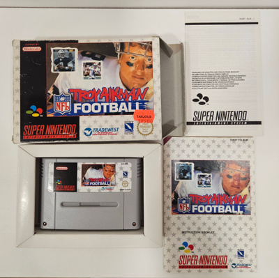 Troy Aikman Football (SNES, PAL, CIB)