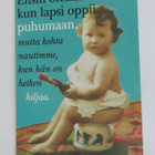 Ensin olemme iloisia, kun lapsi oppii puhumaan...(Paletti) - pikkukuva 1
