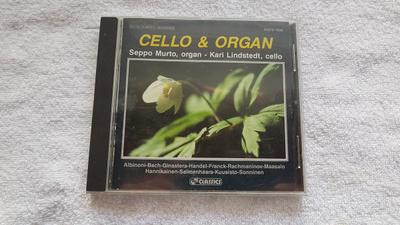 Cello & organ CD Seppo Murto (urut), Kari Lindstedt (sello)