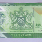 Trinidad and Tobago 5 Dollars v.2020 UNC P-61 Polymer - pikkukuva 1