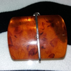 ISO Vintage hopea Meripihka Amber riipus 875 - pikkukuva 5