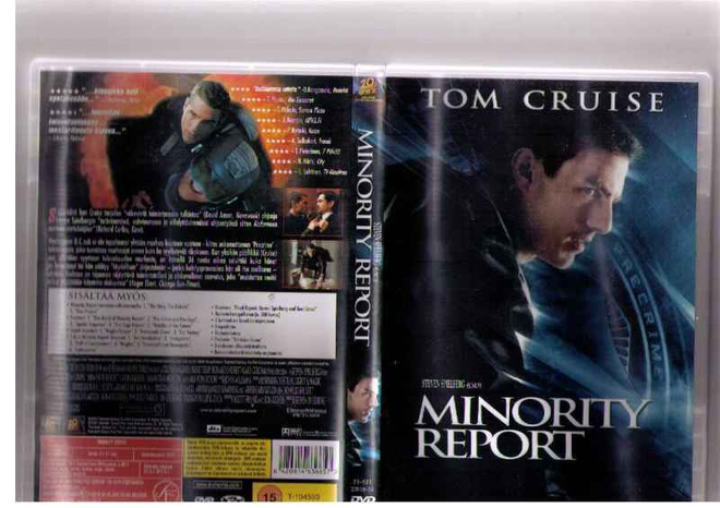 MINORITY REPORT (TOM CRUISE) 2 LEVYÄ