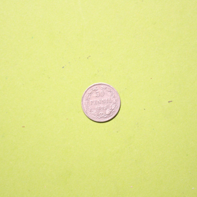 hopea 50 Penniä 1893