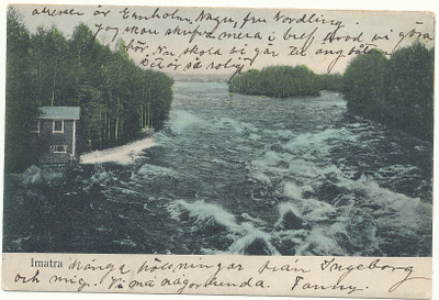 IMATRA - Carte POstale, kulk. 1907