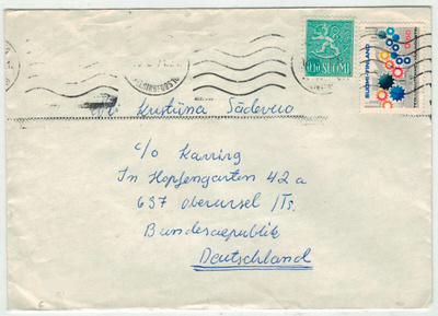 1974 kirje Saksaan