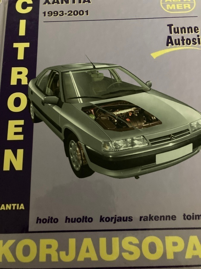 CITROËN XANTIA - KORJAUSOPAS