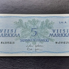 5 mk 1963 Litt.A, HOL-Leh, M-sarjaa - pikkukuva 1