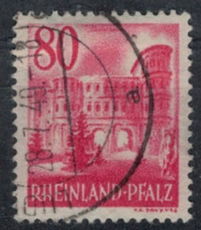 Saksa - Rheinland-Pfalz Mi 40 VI o