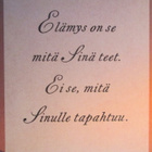 KULKEMATON ELÄMYS ON SE MITÄ SINÄ TEET EI SE MITÄ SINULLE... - pikkukuva 2
