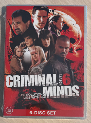 Criminal Minds: Kausi 6 (2010-2011) 6DVD (UUSI)