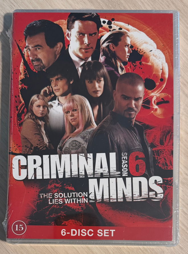 Criminal Minds: Kausi 6 (2010-2011) 6DVD (UUSI)