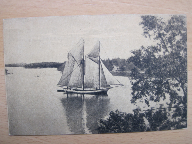 VANHA Postikortti Porvoo Pellingen Salmi 1918