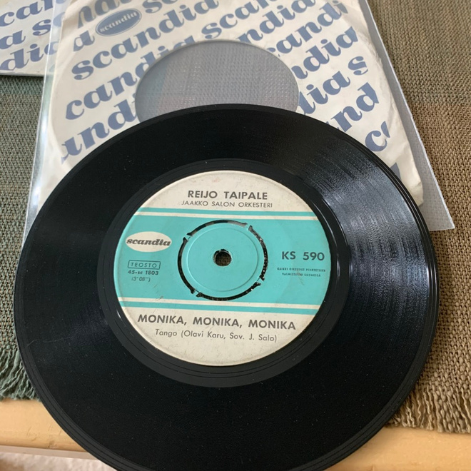 REIJO TAIPALE: Monika,Monika,Monika* Sateen tango * FIN 1965