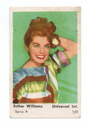Purkkakuva Hellas Serie A n:o 143 ESTHER WILLIAMS