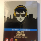 Baby Driver - Steelbook (Blu-ray) Kevin Spacey (2017) UUSI! - pikkukuva 1