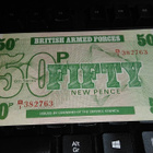 British Armed Forces 50 New Pence 1972 UNC - pikkukuva 1