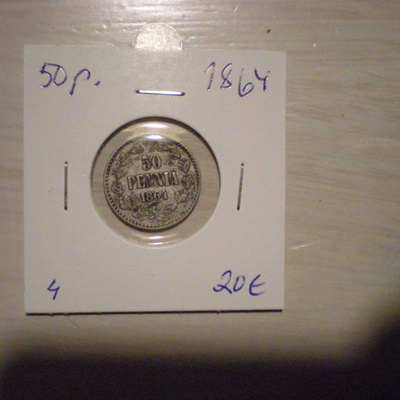 50 penniä 1864