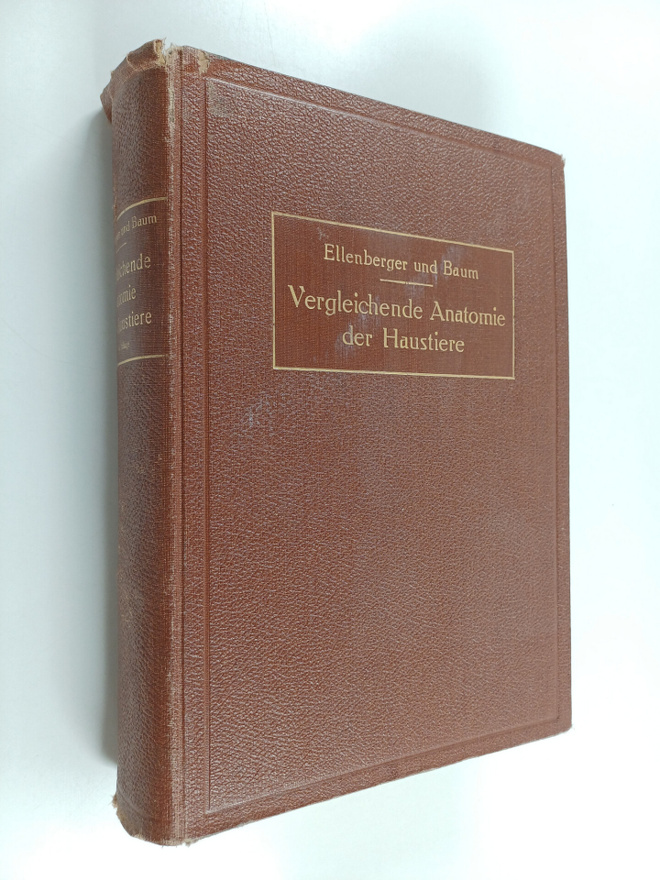 Wilhelm Ellenberger ym. : Handbuch der vergleichenden Ana...