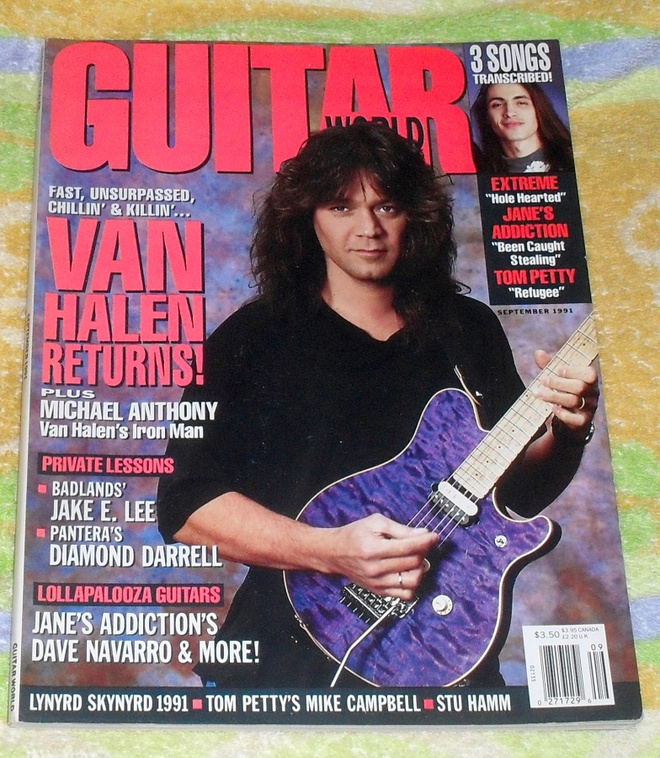 Guitar World September 1991 - Van Halen