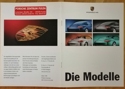 1999 Porsche 911 / Boxster esite - KUIN UUSI - 16 sivua
