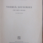 Edgar Wallace: Vihreä jousimies. Otava 1930. 320 s. - pikkukuva 4