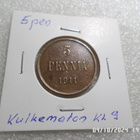5  penniä   1911   kulkematon   kl 9 - pikkukuva 5